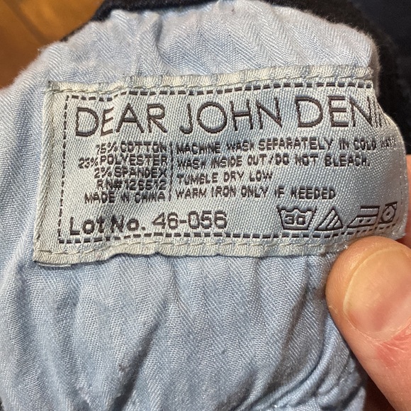 Dear John Metro Skinny Leg Denim Jeggings Size 31 - Picture 6 of 10